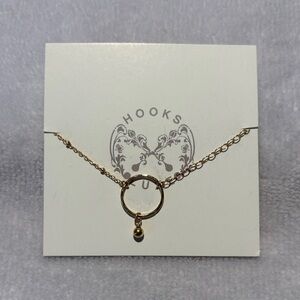 Elegant Gold Bracelet Hoop and Charm by Hooks & Luxe.